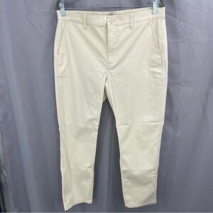 NWT J.Crew Vintage Slim Straight Chino Pants in Natural / Ivory Size 30